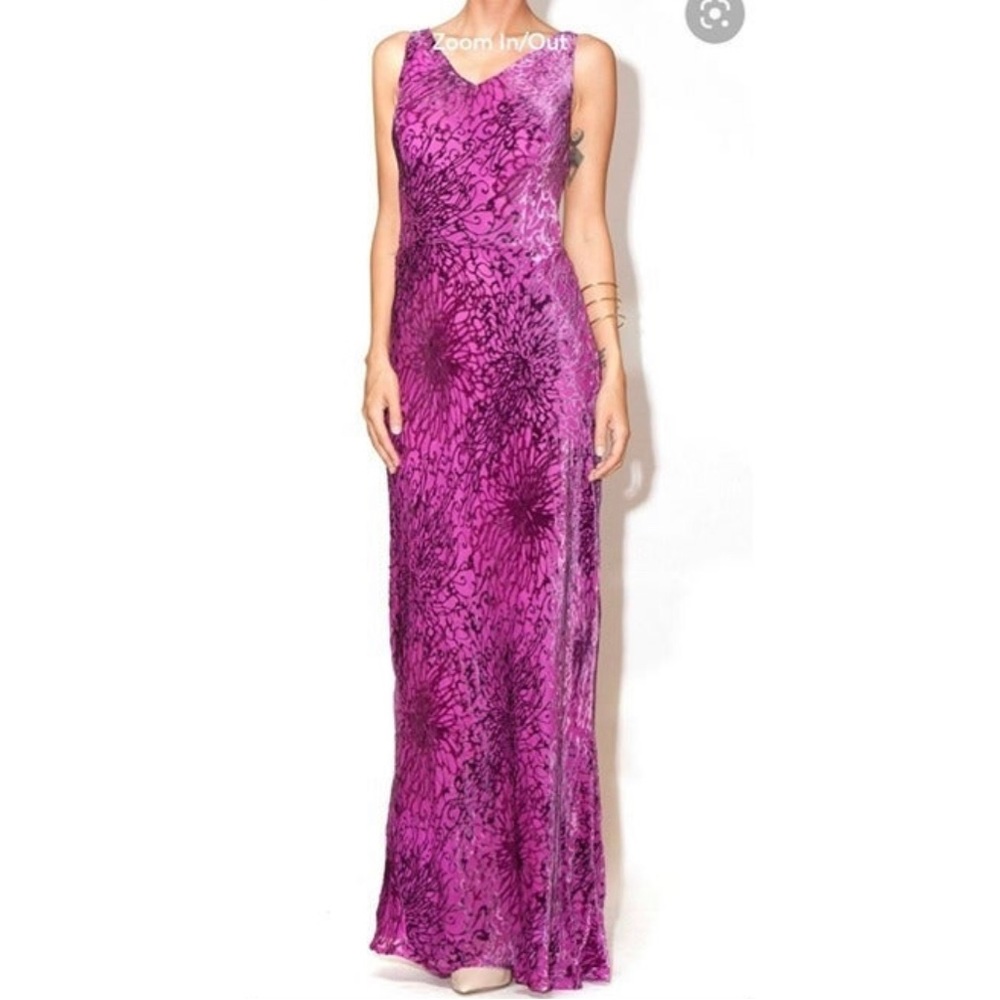 NWT Ladies 2OH Threads Velvet Silk Paisley Dress Size Medium